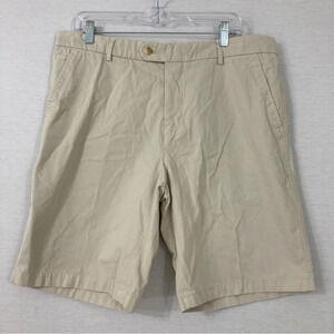 J. McLaughlin Men's Beige/Cream Cotton Shorts‎ size 36